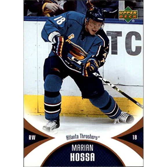2006-07 UD Mini Jersey Collection #6 Marian Hossa NHL Hockey Trading Card