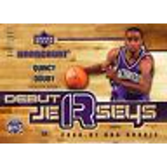 2006-07 Upper Deck Hardcourt Debut Jerseys #QD Quincy Douby Jersey /199 NBA Basketball Trading Card
