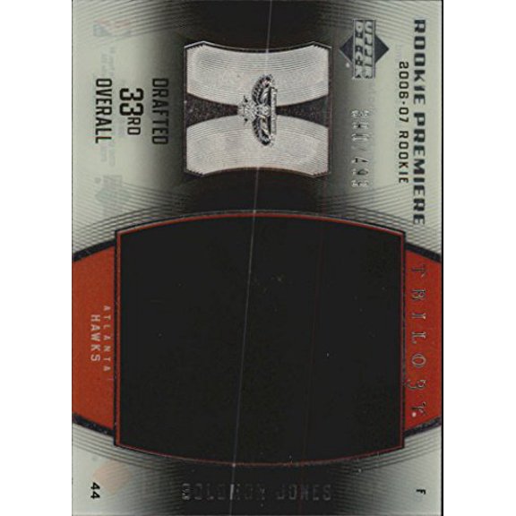 2006-07 Upper Deck Trilogy #99 Solomon Jones RC /499 NBA Basketball Trading Card