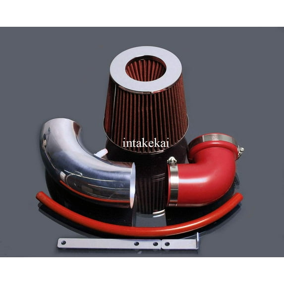 2006 2007 2008 HONDA FIT JAZZ 1.5 1.5L SOHC ENGINE AIR INTAKE KIT SYSTEMS (RED)