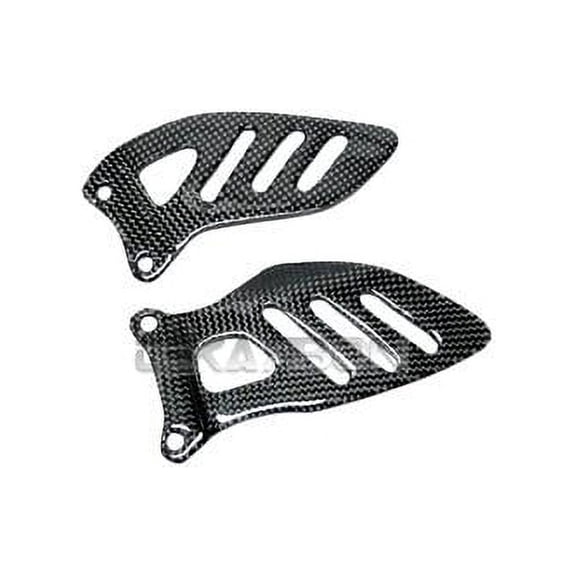 2006 - 2007 Suzuki GSXR 600 / 750 Carbon Fiber Heel Plates