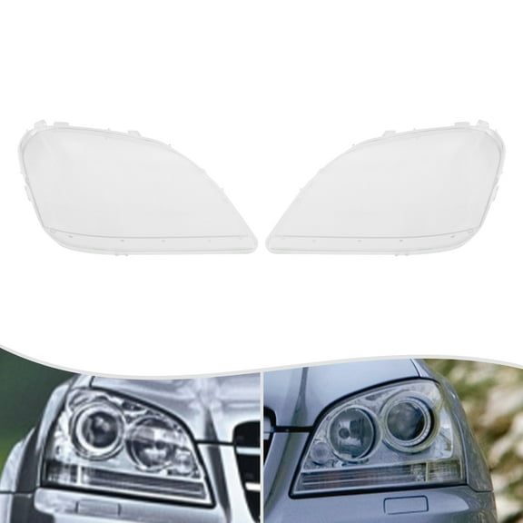 2006-2008 Lexus IS250 Halogen Headlight Covers, Clear Lens Set, PC Material, Left and Right, Direct Fit, Waterproof and Impact-Resistant