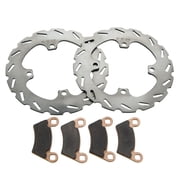 2006, 2008 Polaris Ranger XP 700 Rear RipTide Brake Rotors and MudRat Brake Pads