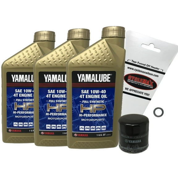 2006-2009 Genuine Yamaha RHINO 450 Full Synthetic 10w40 Oil Change Kit