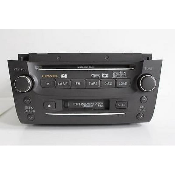 2006-2009 Lexus Gs450 Gs300 Radio Stereo Cassette 6 Disc Changer Cd Player