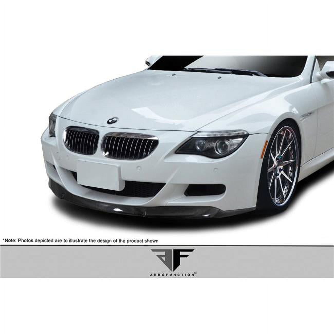 2006-2010 BMW M6 E63 E64 AF-1 Front Lip Spoiler - Signature Black - 1 ...