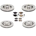 thumbnail image 1 of 2006-2011 A6 A6 for Quattro 347MM Rotor Pads Kit - 6PC Braking System Upgrade - Ceramic Pads + Vented Rotors, 1 of 5