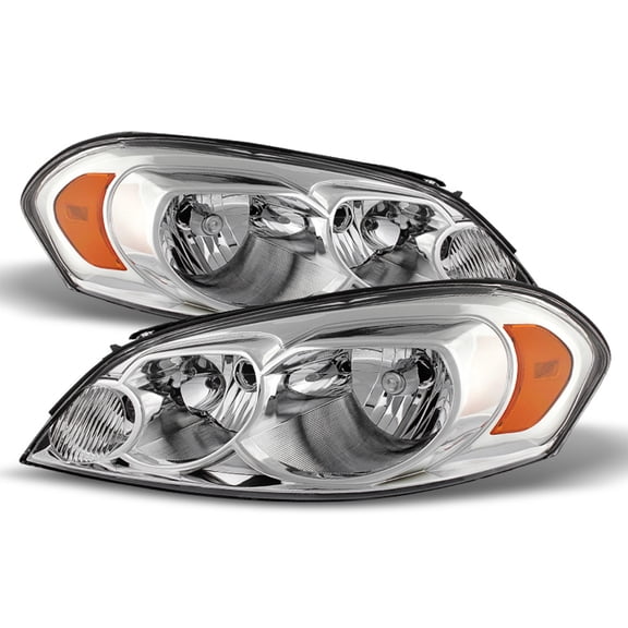 2006-2013 Chevy Impala 07 Monte Carlo Headlights Headlamps 06-13 Set Replacement