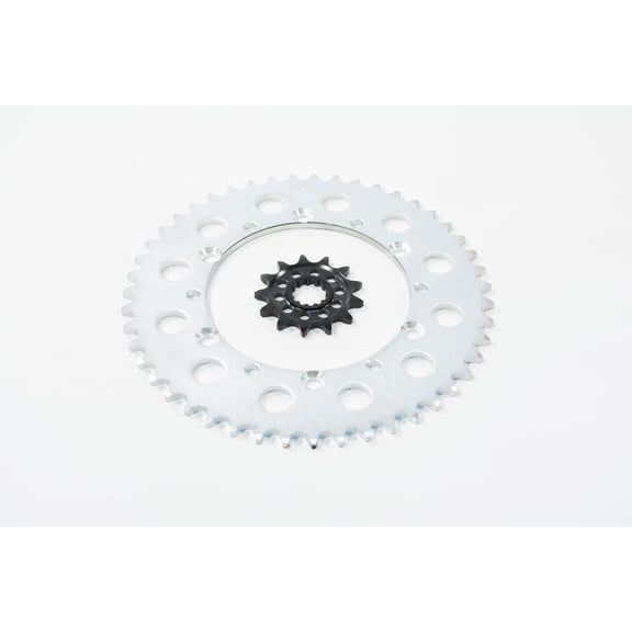 2006-2014 Kawasaki KX450F 13 Tooth Front & 47 Tooth Rear Silver Sprocket