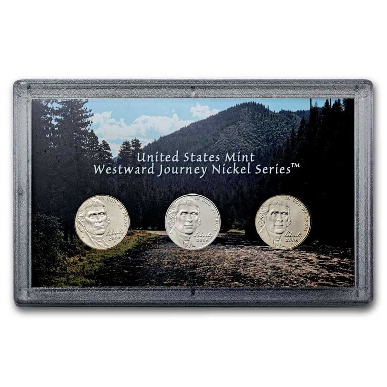 2006 3-Pc Westward Journey Nickel Set BU & Proof - Walmart.com