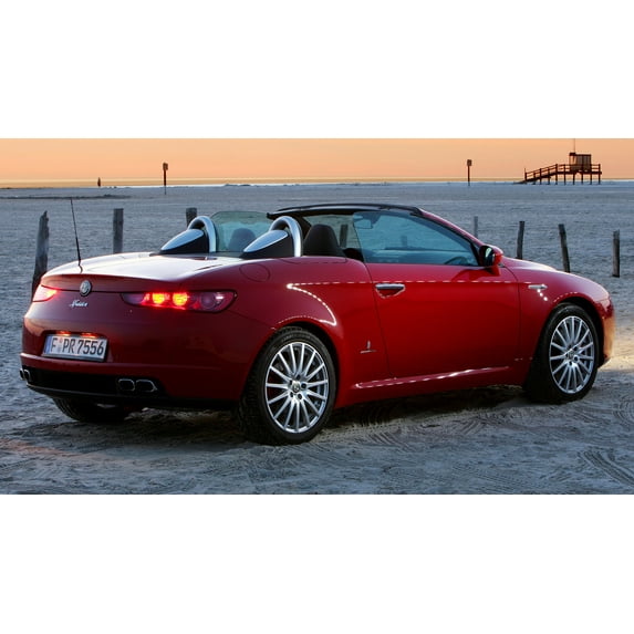 2006 Alfa Romeo Spider - 24x36 Inch Glossy Laminated Poster - Stunning Detail and Bold Colors