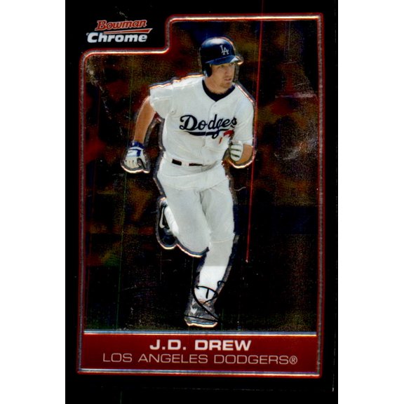 2006 Bowman Chrome #119 J.D. Drew MLB Baseball Trading Card