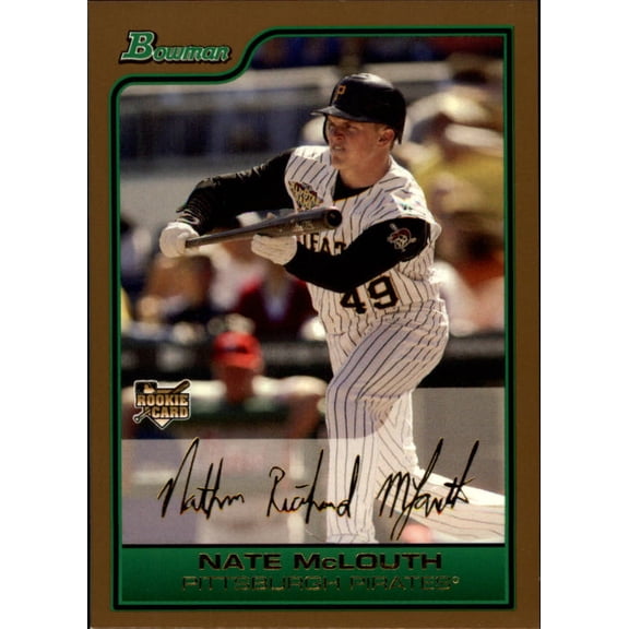 2006 Bowman Draft Gold #55 Nate McLouth MLB Baseball Trading Card
