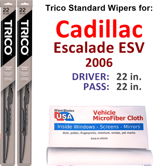 2006 Cadillac Escalade ESV Wiper Blades (Set of 2)