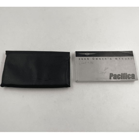 2006 Chrysler Pacifica Owners Manual Handbook with Case OEM J03B41009