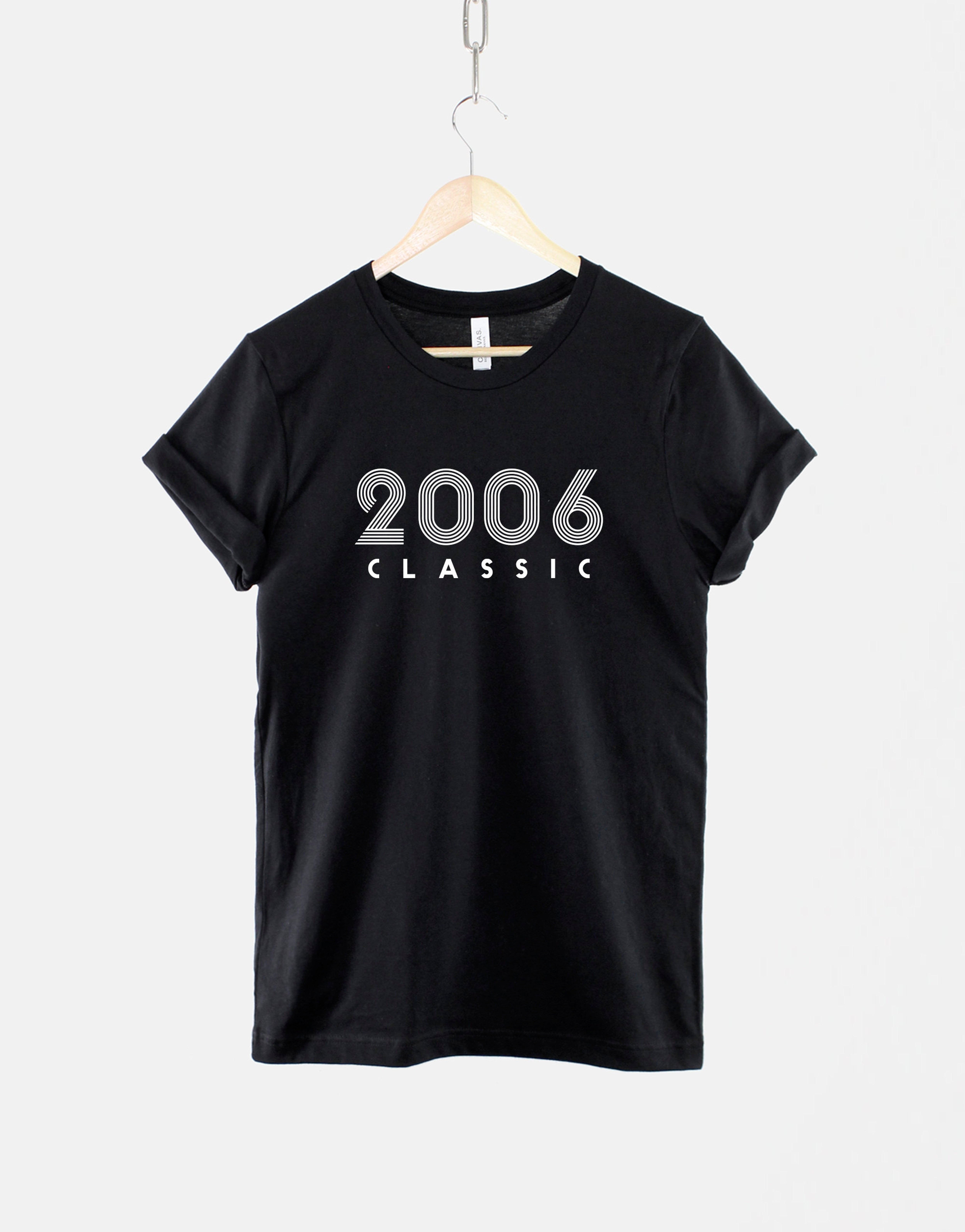 2006 Classic Retro 18th Birthday Shirt - Mens Birth Year Numbers T ...
