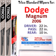 thumbnail image 1 of 2006 Dodge Magnum Wiper Blades (Set of 3) w/Rear Wiper, 1 of 3
