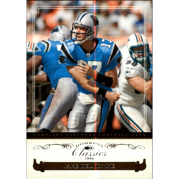 2006 Donruss Classics #13 Jake Delhomme NFL Football Trading Card