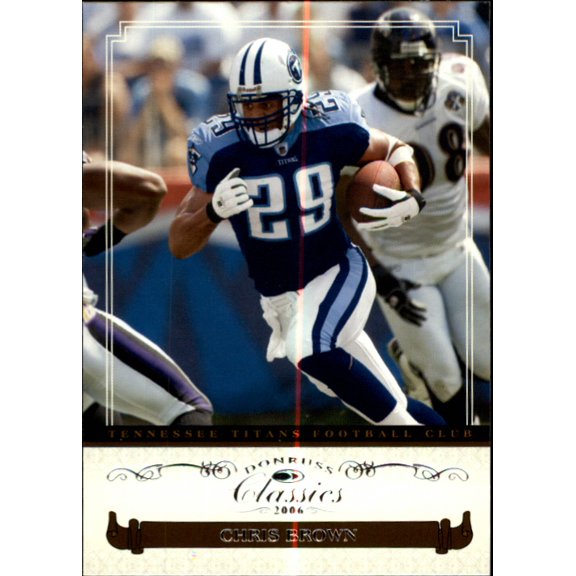2006 Donruss Classics #95 Chris Brown NFL Football Trading Card