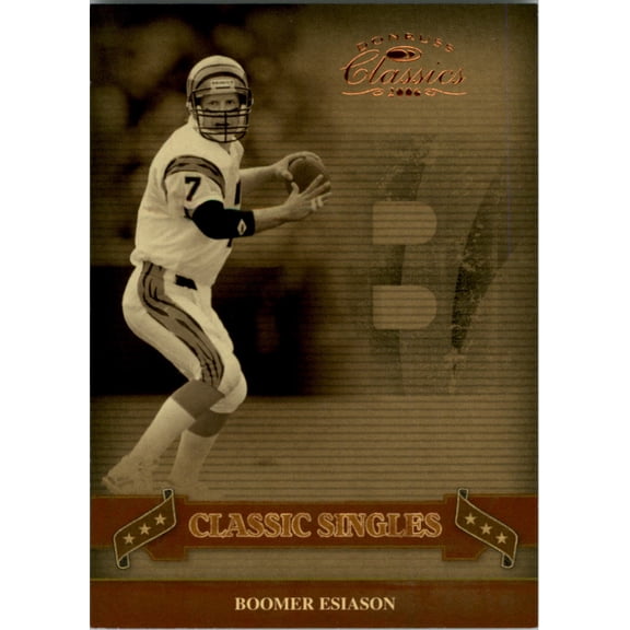 2006 Donruss Classics Classic Singles Bronze #29 Boomer Esiason /1000 NFL Football Trading Card