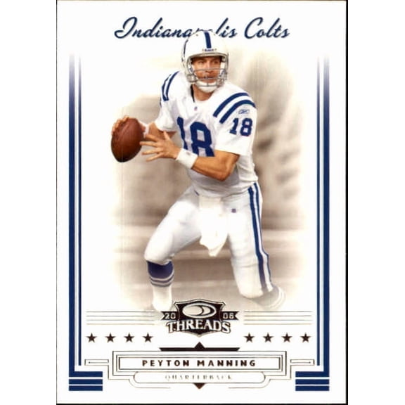 2006 Donruss Threads #51 Peyton Manning NFL Football Trading Card