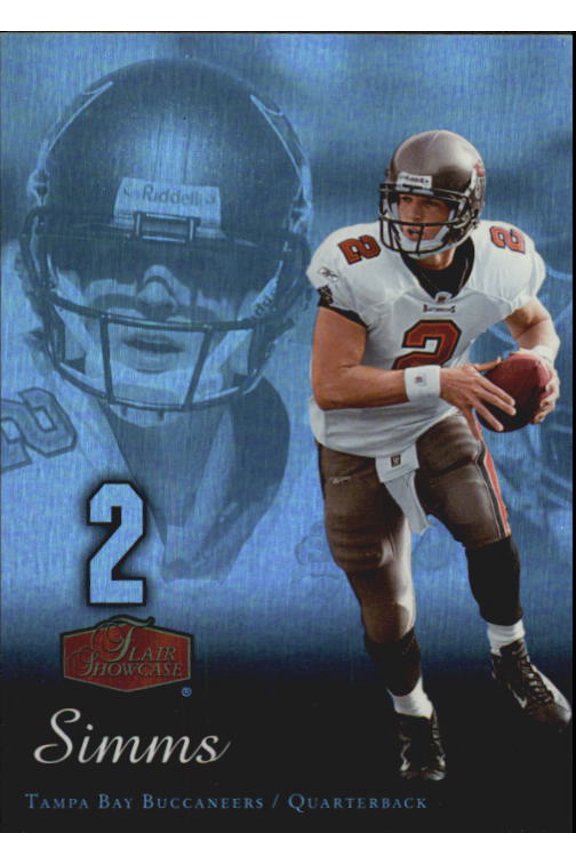 2006 Flair Showcase #92 Chris Simms NFL Football Trading Card