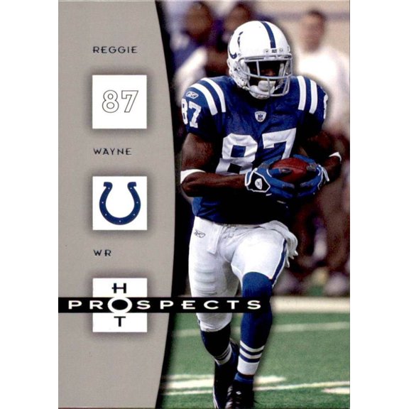 2006 Fleer Hot Prospects Base #42 Reggie Wayne Indianapolis Colts Football Card Indianapolis Colts NFL Football Trading Card