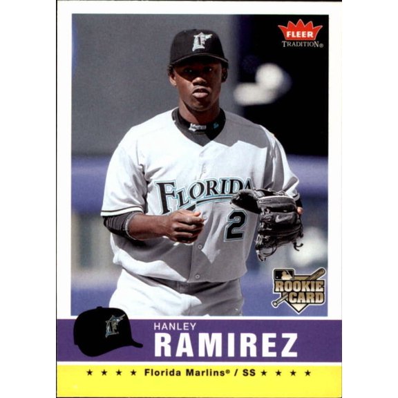 2006 Fleer Tradition Miami Marlins Team Set Hanley Ramirez RC 8 Cards