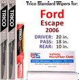 thumbnail image 1 of 2007 Ford Escape Wiper Blades (Set of 3) w/Rear Wiper, 1 of 3