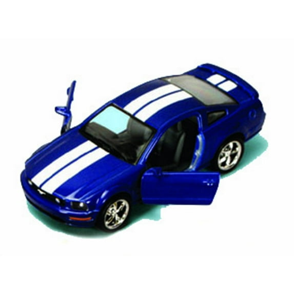 2006 Ford Mustang GT, Blue - Kinsmart 5091DF - 1/38 scale Diecast Model Toy Car (Brand New, but NOT IN BOX)