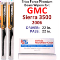 thumbnail image 1 of 2006 GMC Sierra 3500 Performance Beam Wipers (Set of 2), 1 of 3
