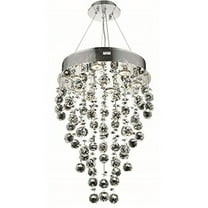 2006 Galaxy Collection Hanging Fixture D16in H24in Lt:7 Chrome Finish (Royal Cut Crystal)