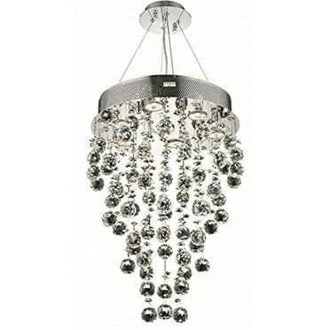 2006 Galaxy Collection Hanging Fixture D16in H24in Lt:7 Chrome Finish (Royal Cut Crystal)