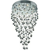 2006 Galaxy Collection Hanging Fixture D24in H36in Lt:9 Chrome Finish (Royal Cut Crystal)