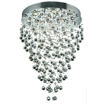 2006 Galaxy Collection Hanging Fixture D28in H36in Lt:12 Chrome Finish (Royal Cut Crystal)