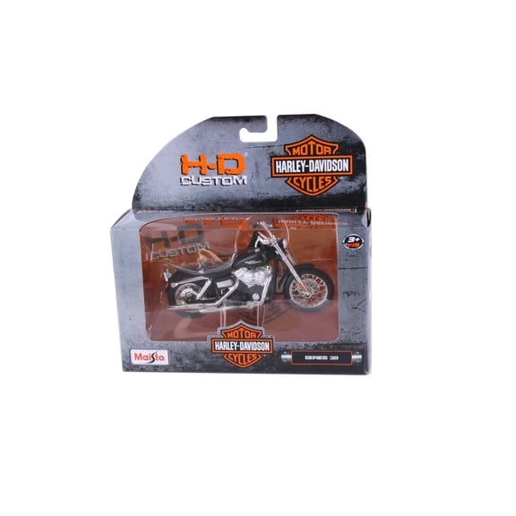 2006 Harley Davidson Dyna Street Bob, Matte Black - Maisto 31360/39 - 1/18 scale Diecast Motorcycle