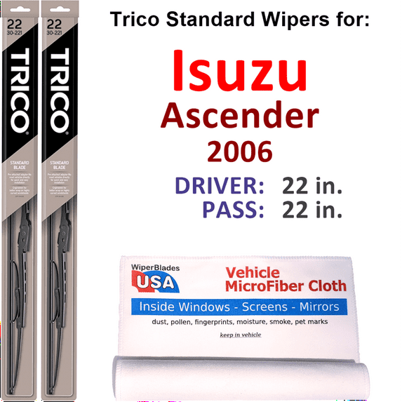 2006 Isuzu Ascender Wiper Blades (Set of 2)