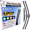 thumbnail image 1 of 2006 Jeep Commander Beam Wiper Blades Wipers w/1yr Warranty (Set of 3) w/Rear Wiper (WiperBladesUSA), 1 of 5