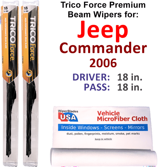 2006 Jeep Commander Performance Beam Wipers (Set of 2)
