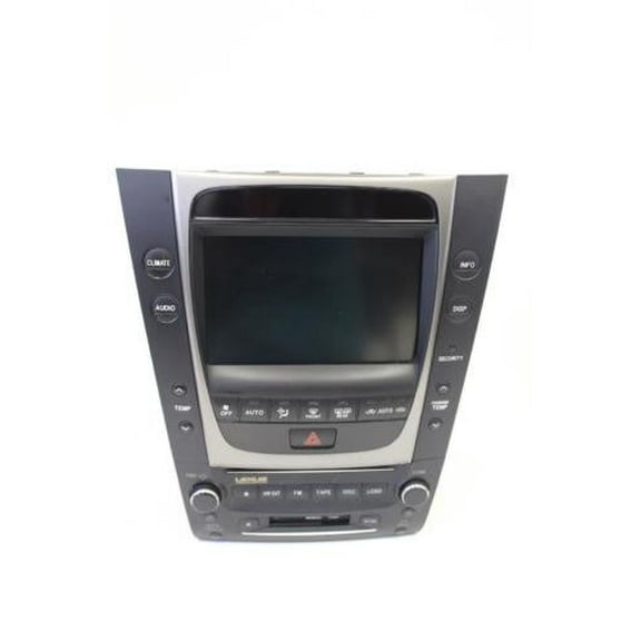 2006 Lexus Radio 6 Disc Changer Cd Player Display Screen W/ Climate Control