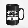 thumbnail image 1 of 2006 Limited Edition - Birthday or Birth Year, Black 15oz Ceramic Mug, 1 of 5