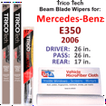 thumbnail image 1 of 2006 Mercedes-Benz E350 Beam Blade Wipers (Set of 3) w/Rear Wiper, 1 of 3