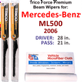 thumbnail image 1 of 2006 Mercedes-Benz ML500 Performance Beam Wipers (Set of 2), 1 of 3