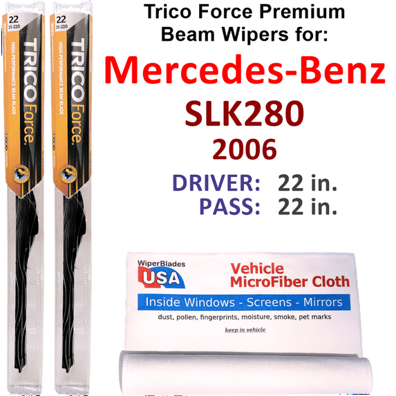 2006 Mercedes-Benz SLK280 Performance Beam Wipers (Set of 2)
