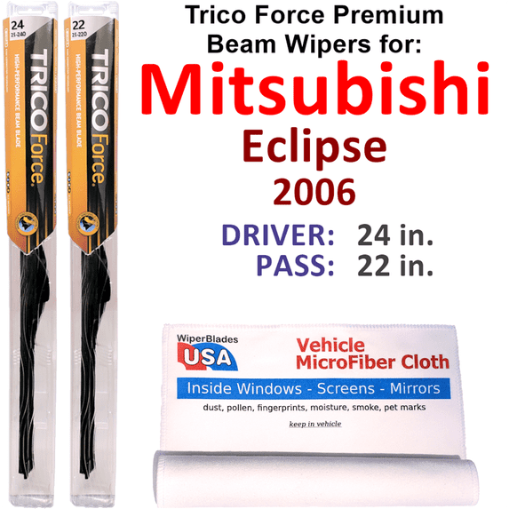 2006 Mitsubishi Eclipse Performance Beam Wipers (Set of 2)