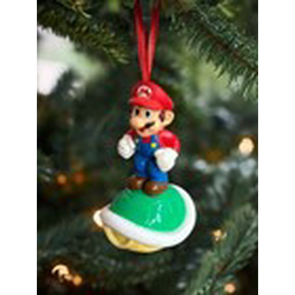 2006 Nintendo Super Mario Standing on Turtle Shell ORNAMENT Figure Figurine 3 Buy It Now  376764673632