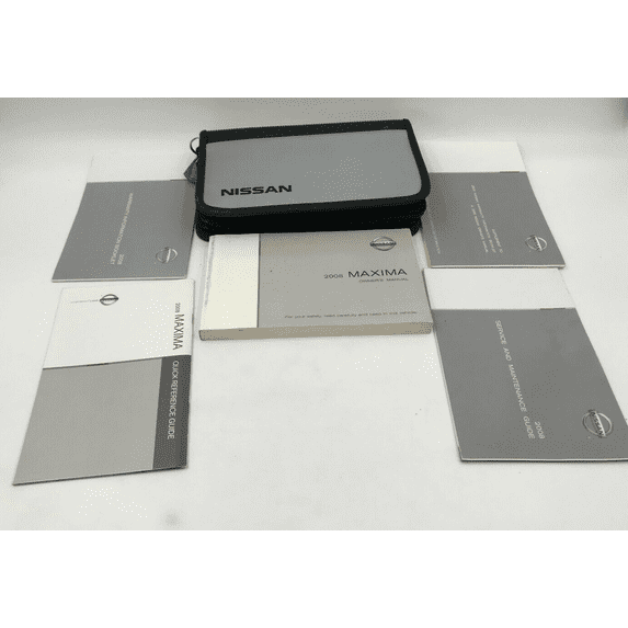 2006 Nissan Maxima Owners Manual Handbook Set with Case OEM K03B16012