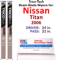 thumbnail image 1 of 2006 Nissan Titan Beam Blade Wipers (Set of 2), 1 of 3