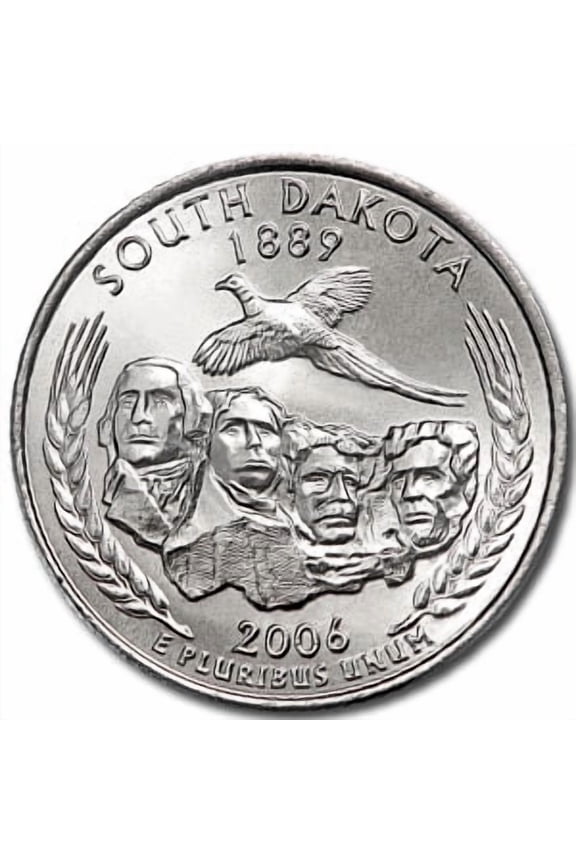 2006-P South Dakota State Quarter BU