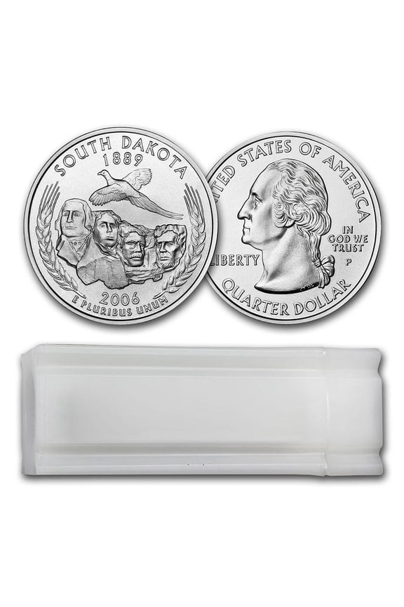 2006-P South Dakota Statehood Quarter 40-Coin Roll BU
